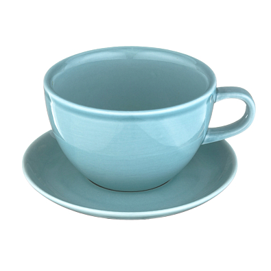 Кофейная пара RISE 320 мл голубая